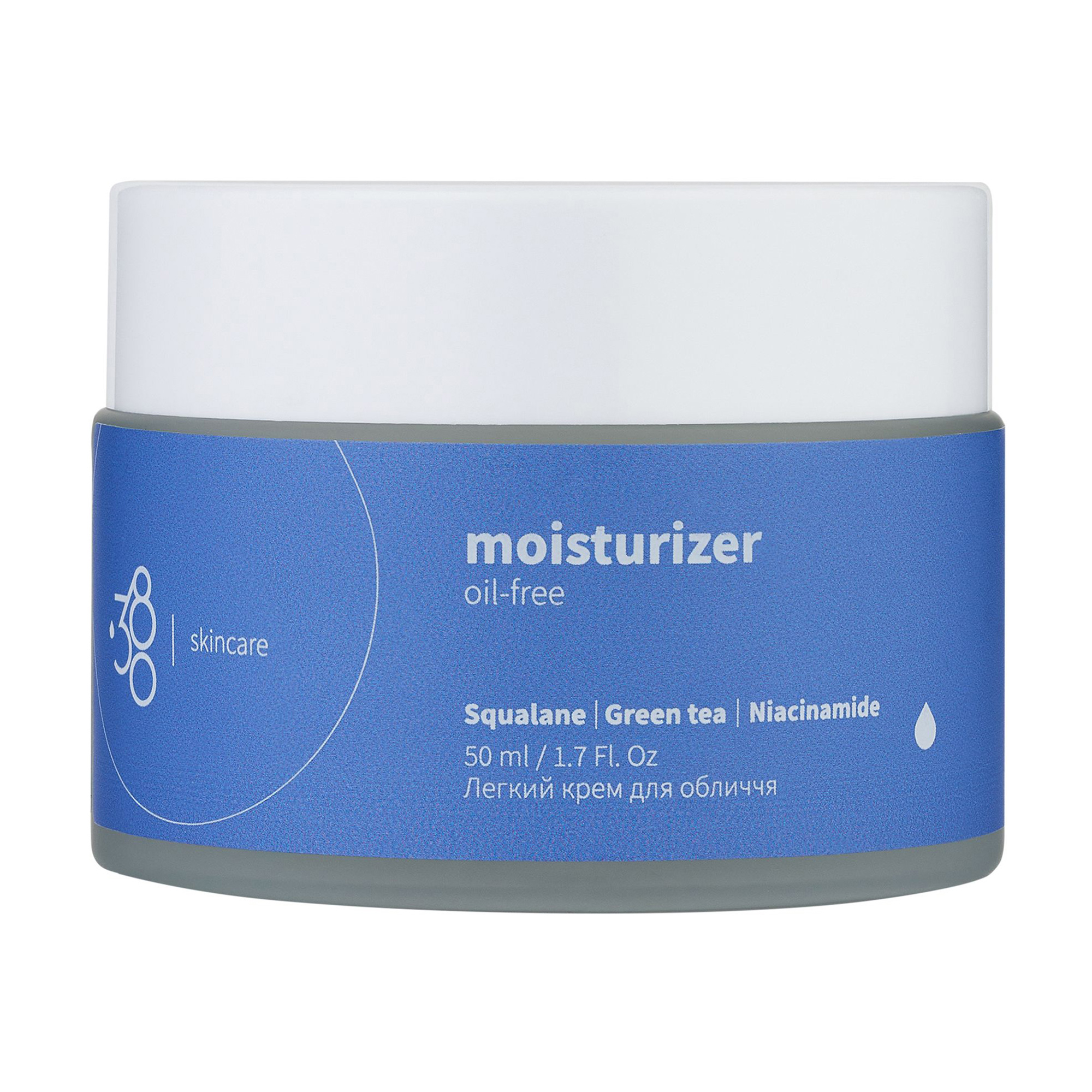 Легкий крем-гель для обличчя 380 Skincare Moisturizer, 50 мл